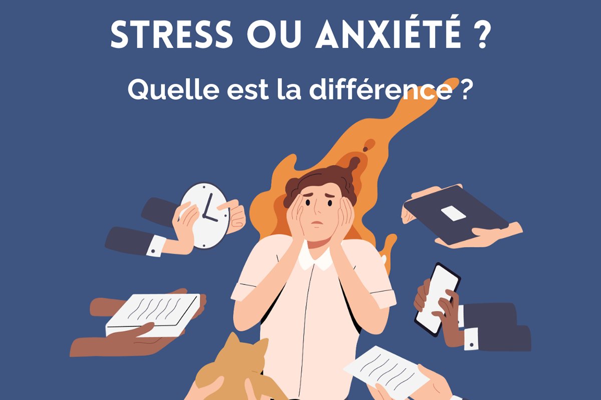 En images : Quelle est la différence entre le stress et l’anxiété ?